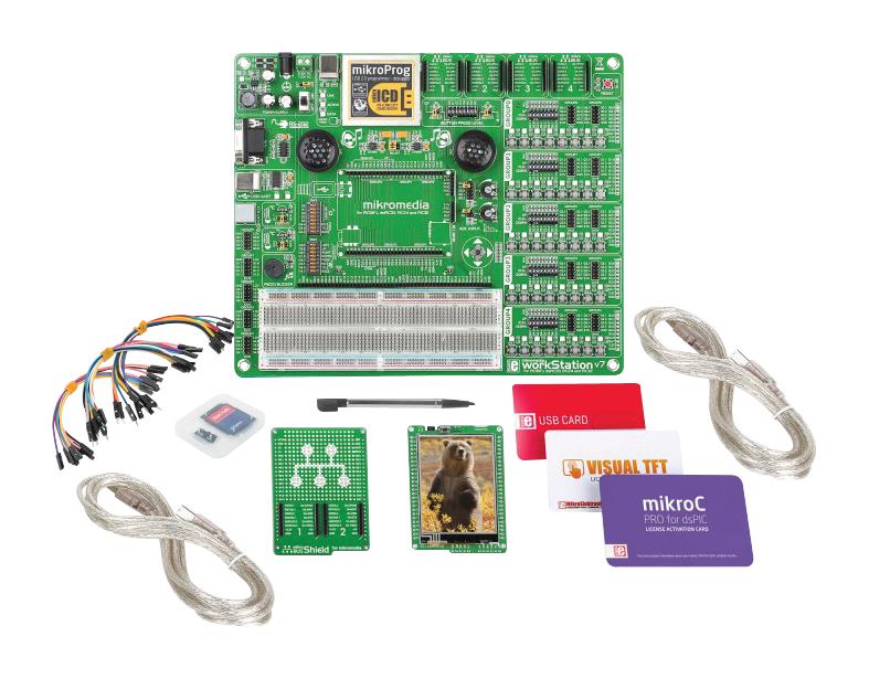 MIKROE-2653 DEV KIT, MIKROBASIC GRAPHIC INTERFACE MIKROELEKTRONIKA