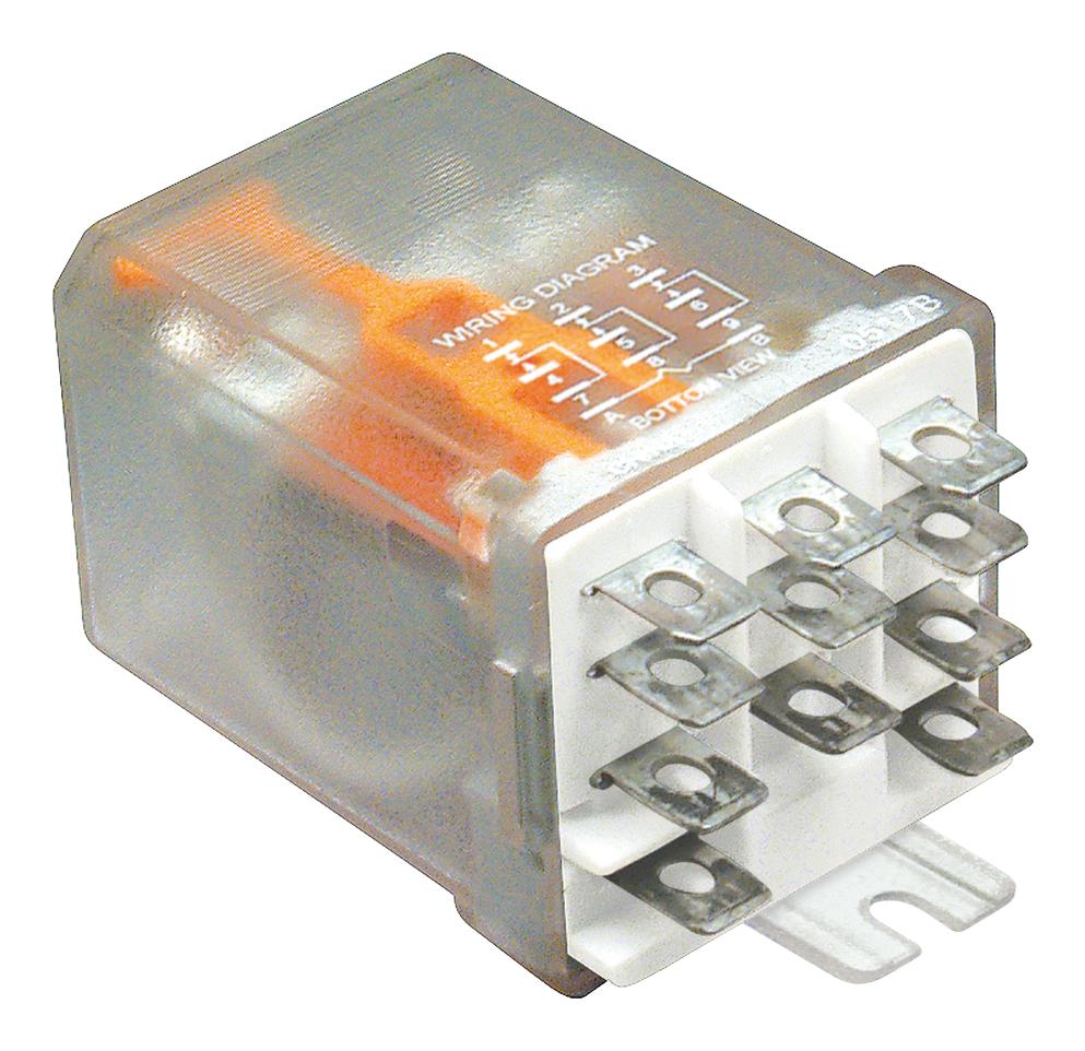 389FXCXC1-24D RELAY, 3PDT, 24VDC, 20A, PANEL SCHNEIDER ELECTRIC/LEGACY RELAY