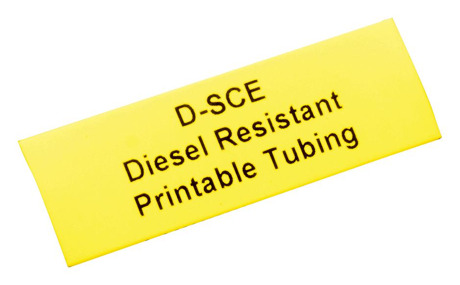 D-SCE-1K-38-50-4 HEAT SHRINK MARKER, 38.1MM, YELLOW RAYCHEM - TE CONNECTIVITY