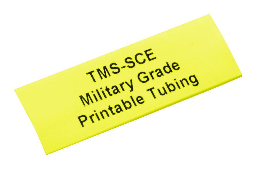 TMS-SCE-2-1/4-2.0-S1-4 HEAT SHRINK MARKER, 57.15MM, YELLOW RAYCHEM - TE CONNECTIVITY