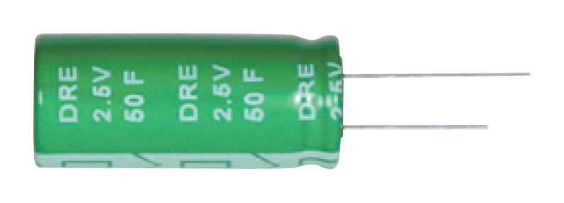 DRE335S0EG20RRDAP CAP, 3.3F, 2.5V, DOUBLE LAYER, RADIAL SAMXON