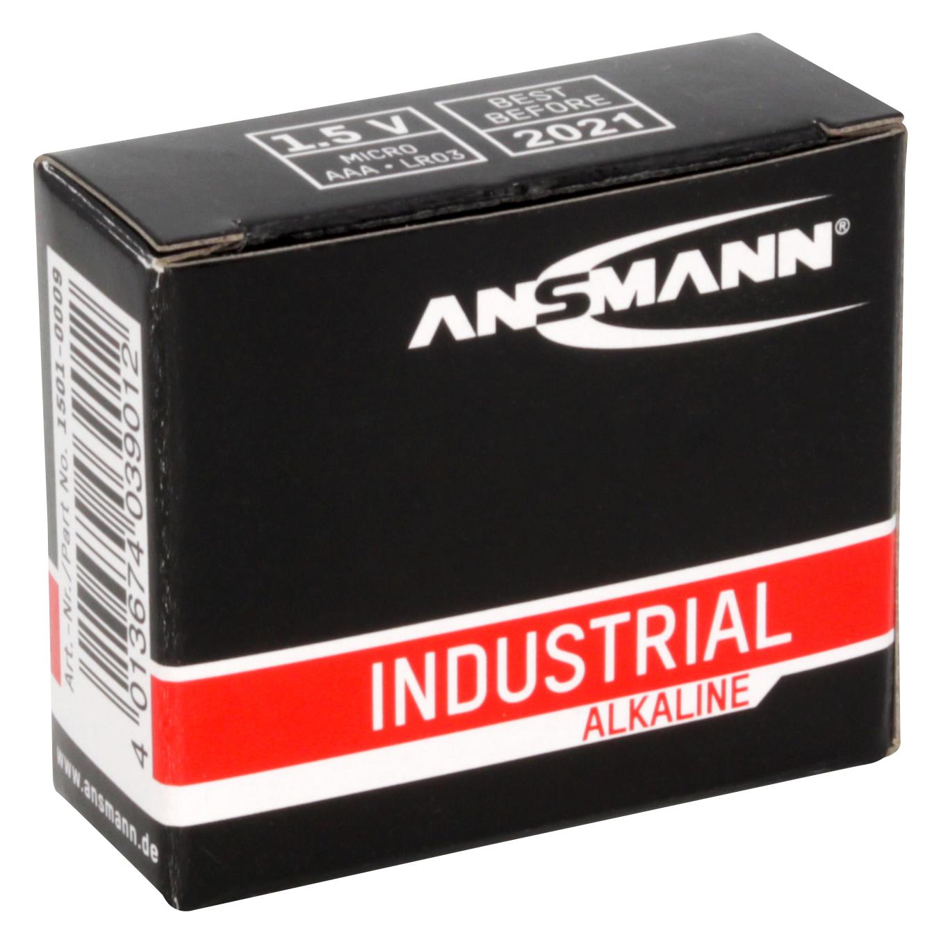 1501-0009 BATTERY, NON RECHARGEABLE, 1.5V, AAA ANSMANN