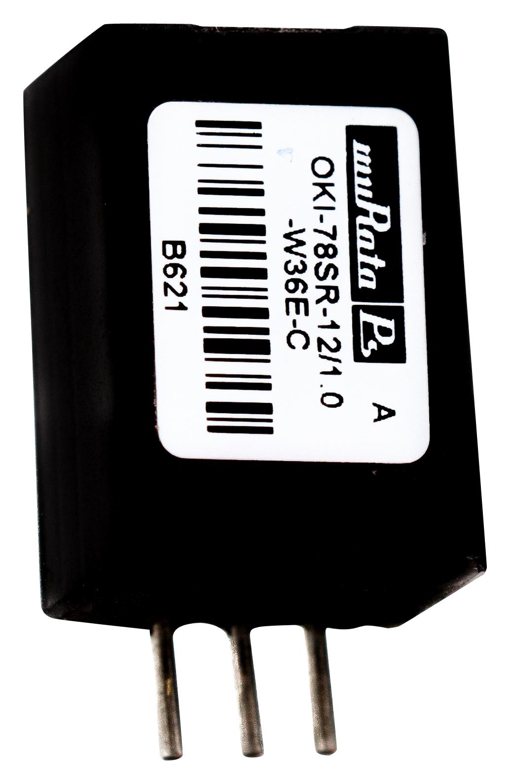 OKI-78SR-5/1.5-W36E-C DC-DC CONVERTER, 5V, 1.5A MURATA POWER SOLUTIONS