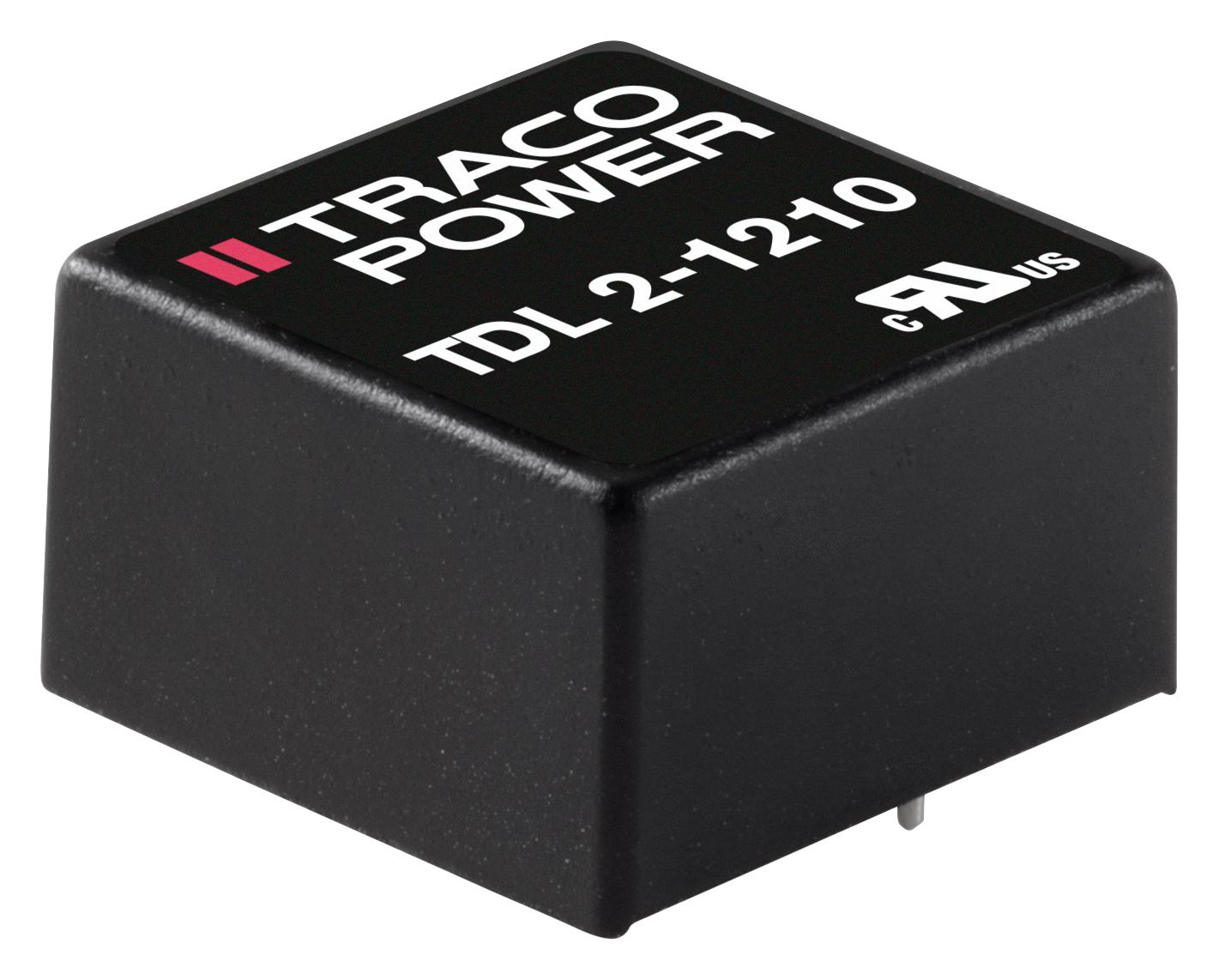 TDL 2-4812 DC-DC CONVERTER, 12V, 0.167A TRACO POWER