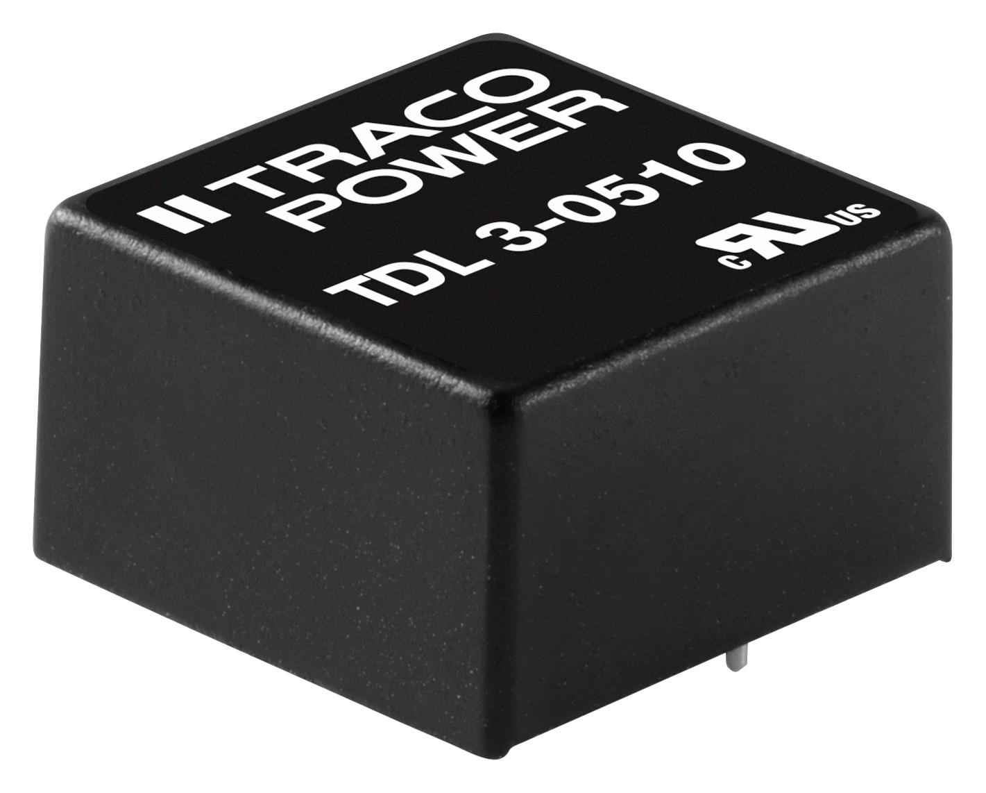 TDL 3-4821 DC-DC CONVERTER, 2 O/P, 3W TRACO POWER