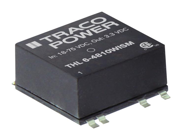 THL 6-2423WISM DC-DC CONVERTER, 2 O/P, 6W TRACO POWER