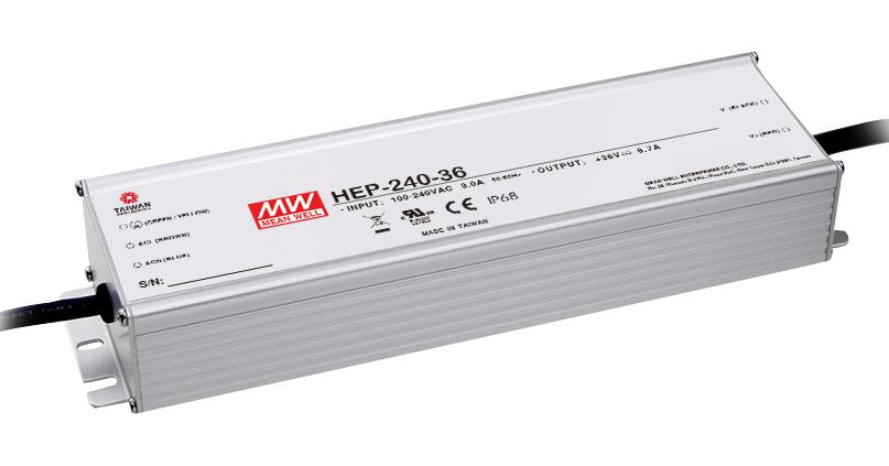 HEP-240-48A POWER SUPPLY, AC-DC, 48V, 5A MEAN WELL