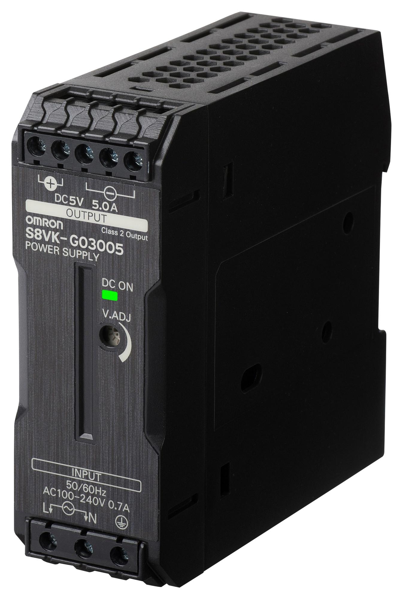 S8VK-G03005 POWER SUPPLY, AC-DC, 5V, 5A OMRON