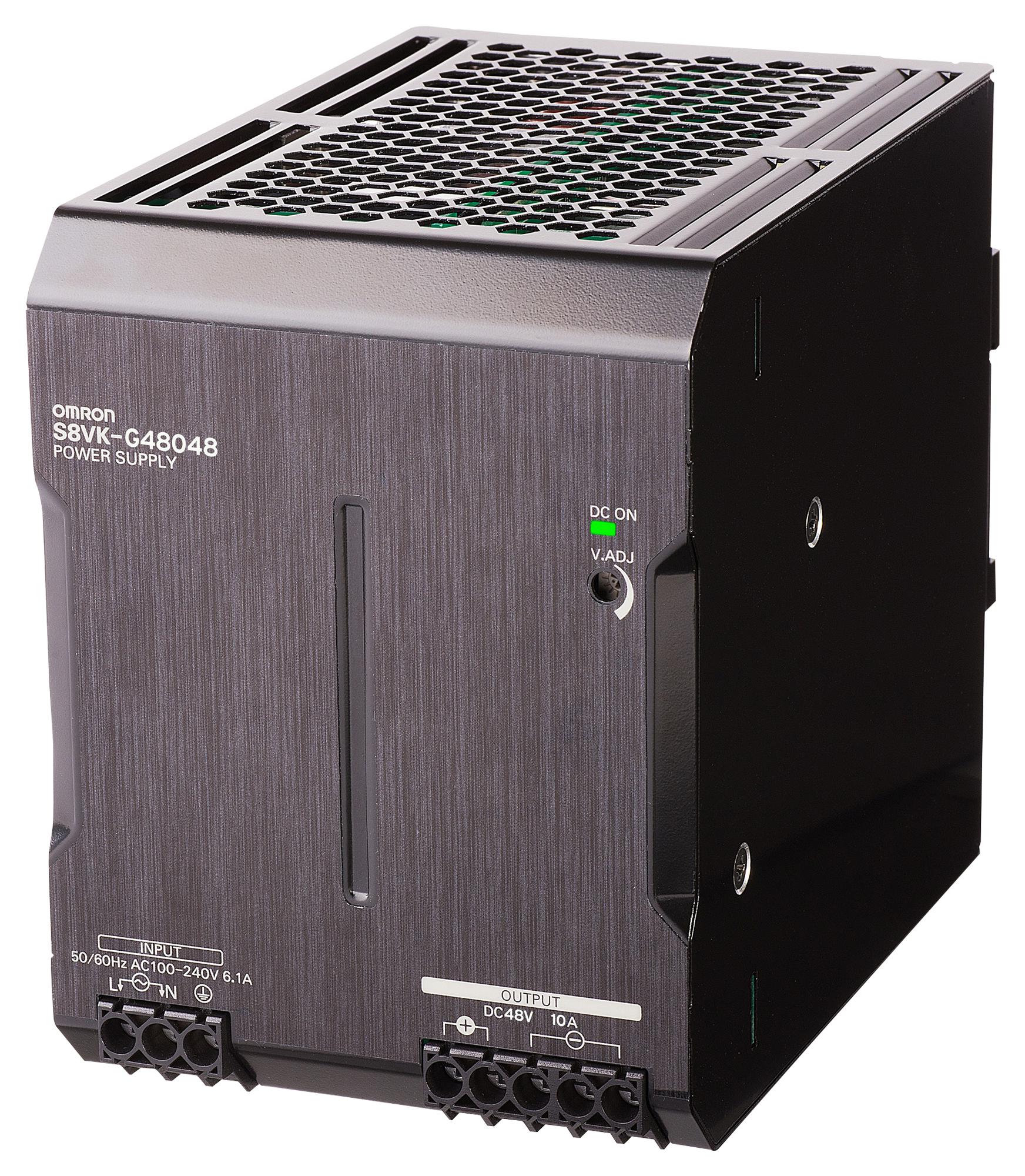 S8VK-G48048 POWER SUPPLY, AC-DC, 48V, 10A OMRON