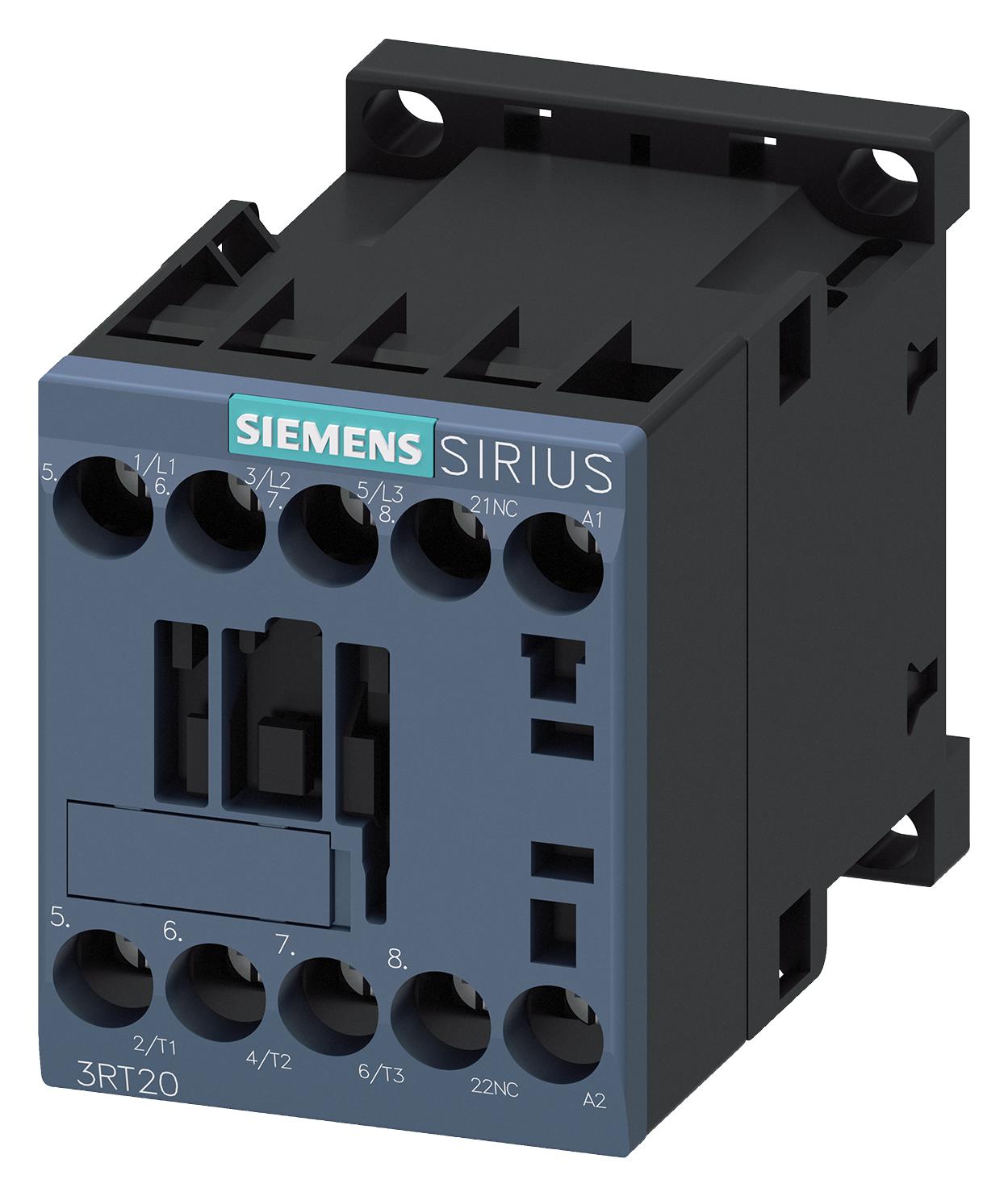 3RT2015-1AP02 CONTACTOR, 3PST-NO, 230V, PANEL/DINRAIL SIEMENS