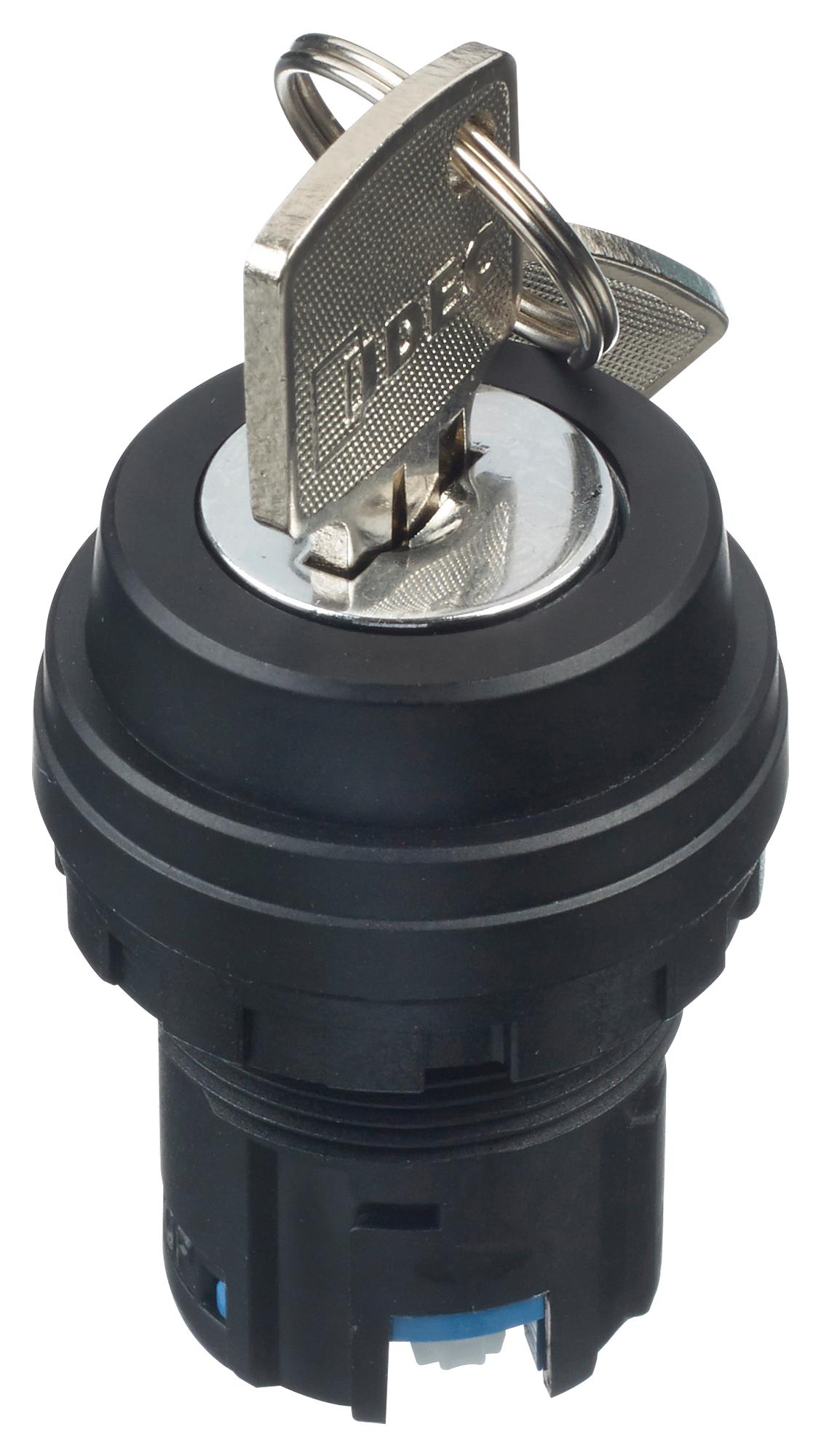 HW1K-2B OPERATOR, 2 POSITION KEY SWITCH IDEC