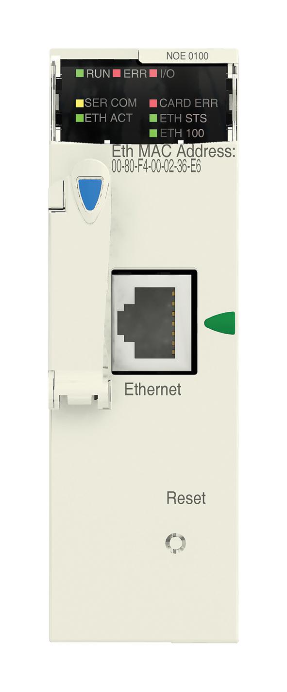 BMXNOE0100 ETHERNET MODULE, RACK, RJ45, 24VDC SCHNEIDER ELECTRIC