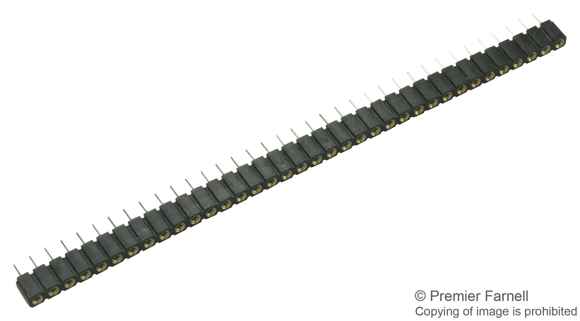 801-93-036-10-012000 . CONNECTOR, RCPT, 36POS, 1ROW, 2.54MM MILL MAX