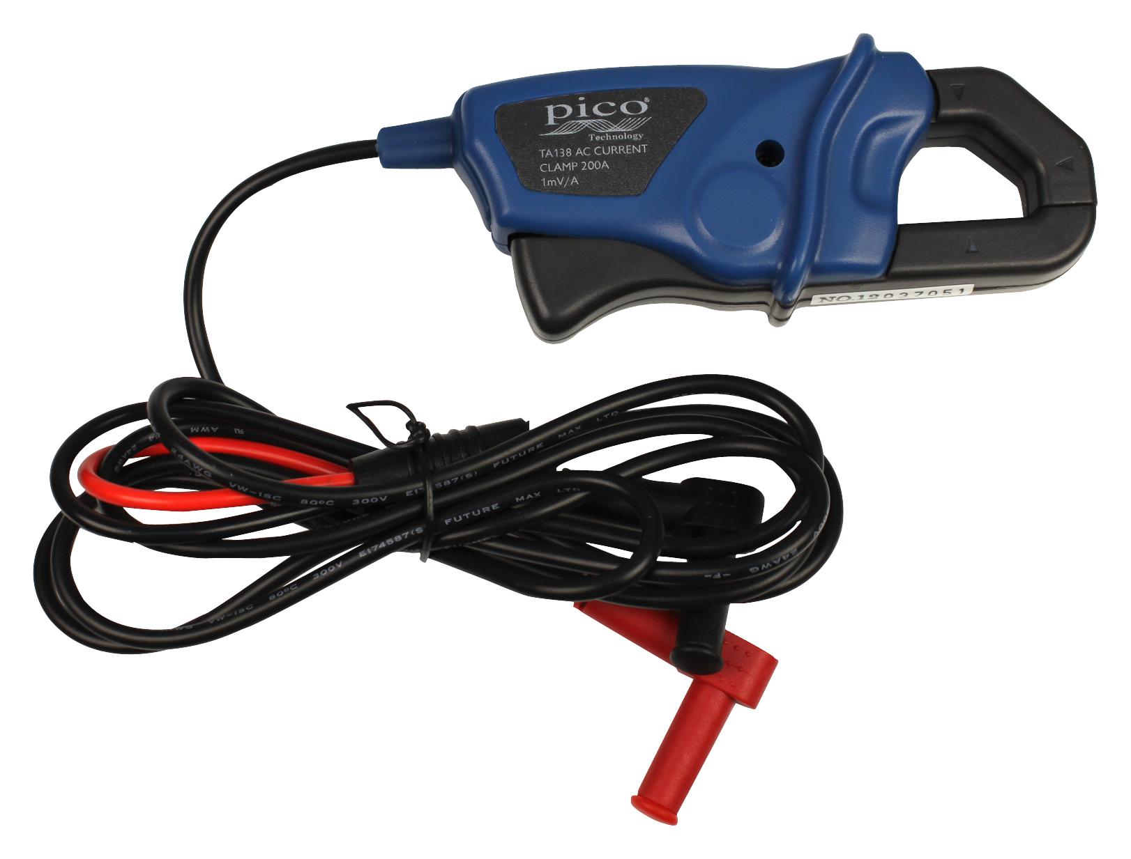 TA138 AC CURRENT CLAMP PROBE, 0-200A PICO TECHNOLOGY