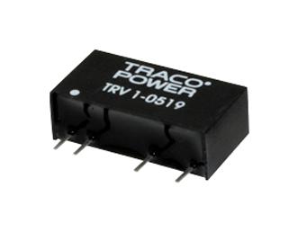 TRV 1-1212 DC-DC CONVERTER, 12V, 0.084A TRACO POWER