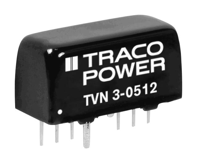 TVN 3-0922 DC-DC CONVERTER, 2 O/P, 3W TRACO POWER