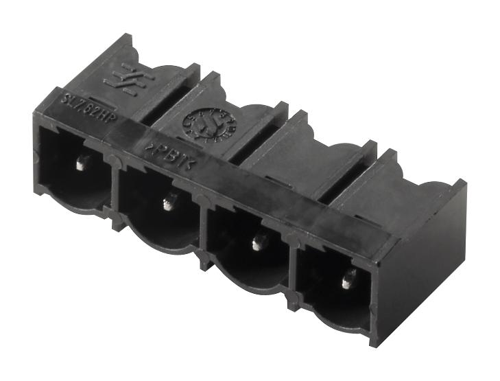 1026780000 TERMINAL BLOCK, HEADER, 4POS, TH WEIDMULLER