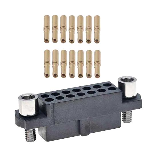 M80-4811405 CONNECTOR, RCPT, 14POS, 2ROW, 2MM HARWIN