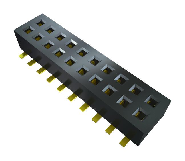 CLP-105-02-F-D-P CONNECTOR, RCPT, 10POS, 2ROW, 1.27MM SAMTEC