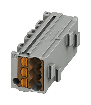 3270423 TERMINAL BLOCK, DIN RAIL, 1POS, 14AWG PHOENIX CONTACT