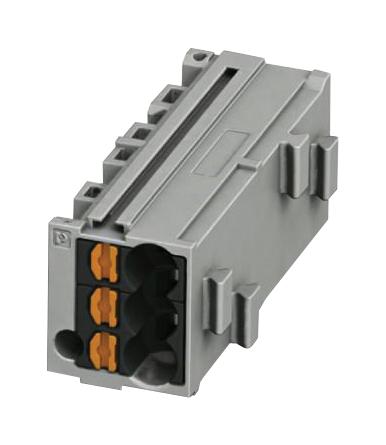 3270424 TERMINAL BLOCK, DIN RAIL, 1POS, 14AWG PHOENIX CONTACT