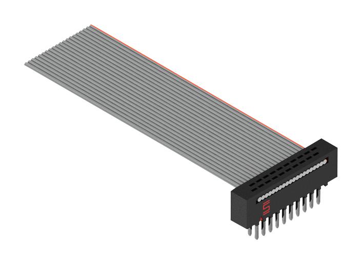 FFMD-10-S-18.00-01 CABLE ASSY, 20P IDC PLUG-FREE END, 458MM SAMTEC