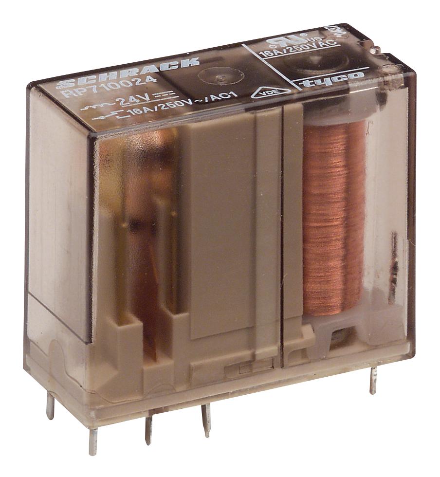 RP411024 POWER RELAY, SPDT, 12A, 250VAC, TH SCHRACK - TE CONNECTIVITY
