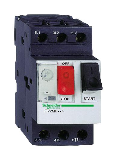 GV2ME01 THERMAL MAG CKT BREAKER, 3P, 0.16A, 690V SCHNEIDER ELECTRIC