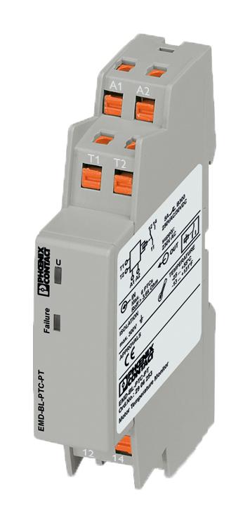 2906253 TEMP MONITORING RELAY, PTC, 250VAC PHOENIX CONTACT