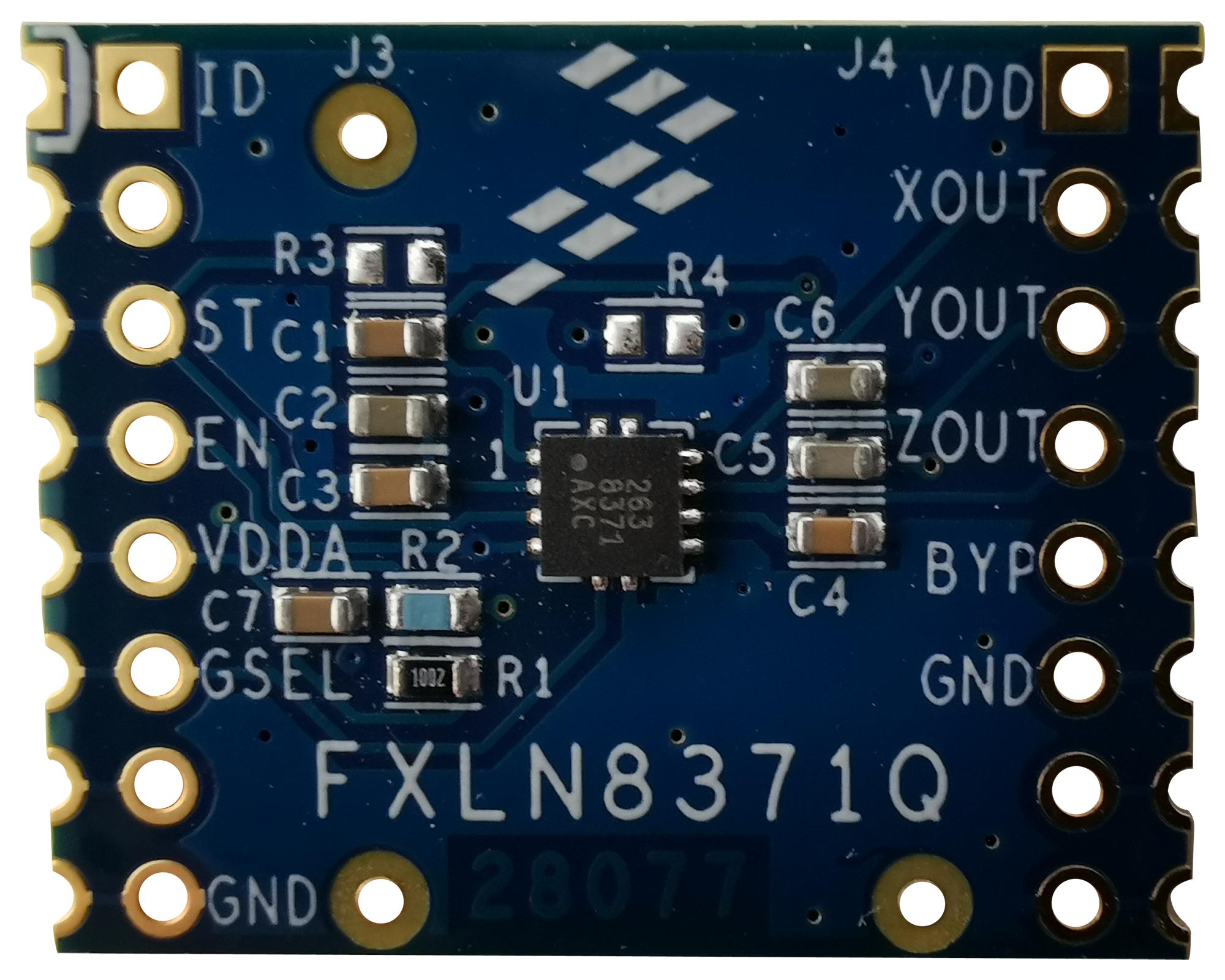 BRKOUT-FXLN8372Q BREAKOUT BRD, 3-AXIS ACCELEROMETER NXP