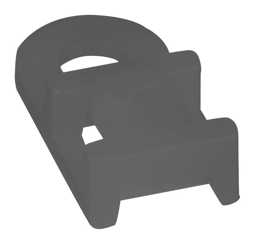 TA1S8-M0 CABLE TIE MOUNT, NYLON 6.6, 9.52MM, BLK PANDUIT