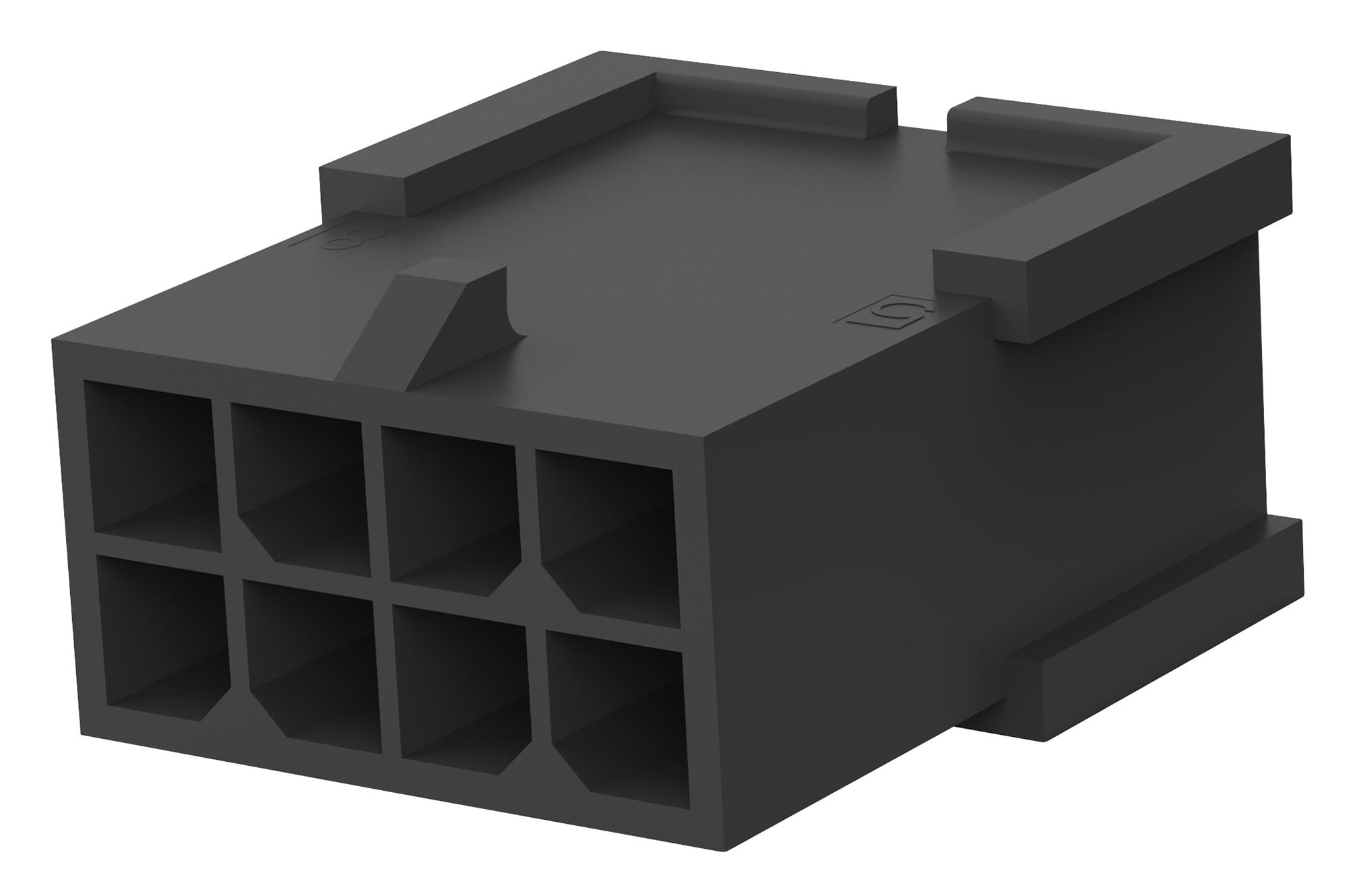 794616-8 PLUG HOUSING, 8POS, NYLON 66/6, BLACK AMP - TE CONNECTIVITY