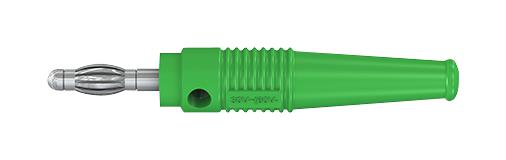 64.9199-25 4MM BANANA PLUG, 32A, 60VDC, GREEN STAUBLI