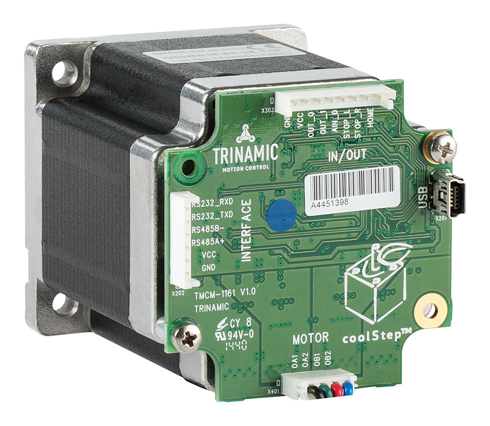 PD60-3-1161 STEPPER MOTOR WITH DRIVER, 2.8A, 2.1N-M TRINAMIC / ANALOG DEVICES