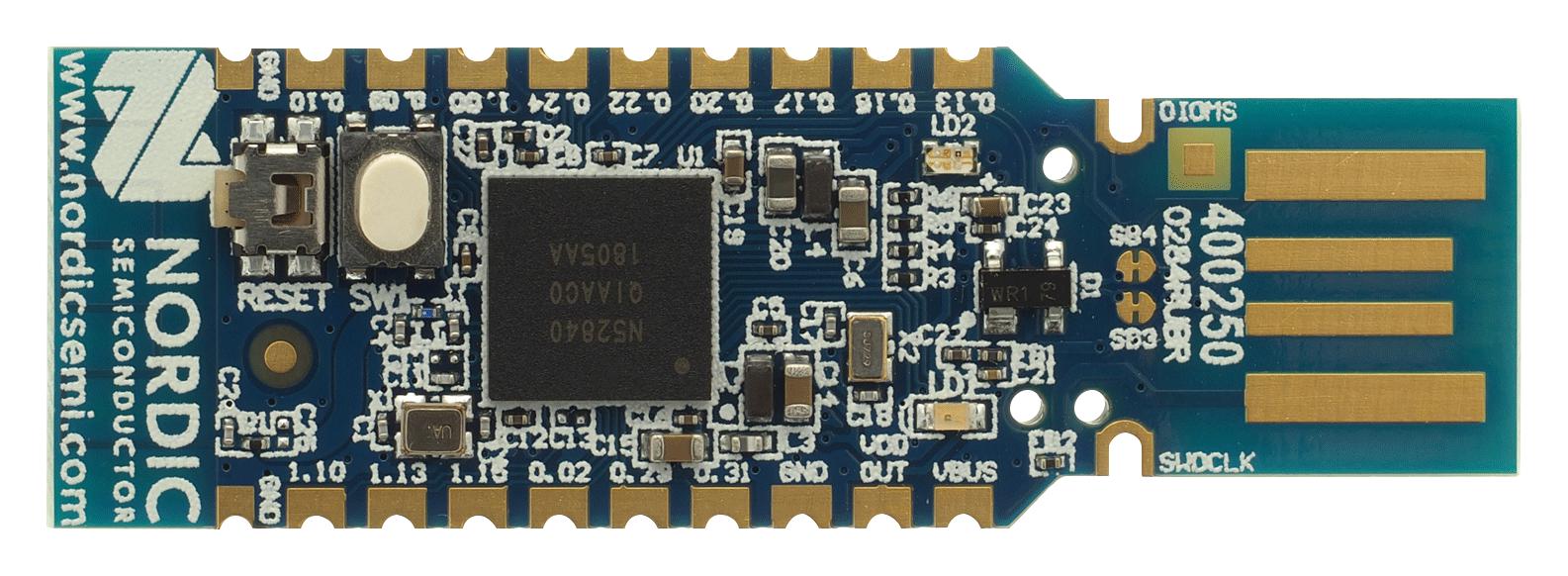 NRF52840-DONGLE BLUETOOTH MODULE, V5, 2MBPS NORDIC SEMICONDUCTOR