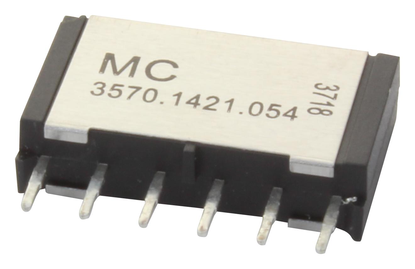 MC3570-1421-054 REED RELAY, DPDT, 0.5A, 200VDC, MINI SIP MULTICOMP