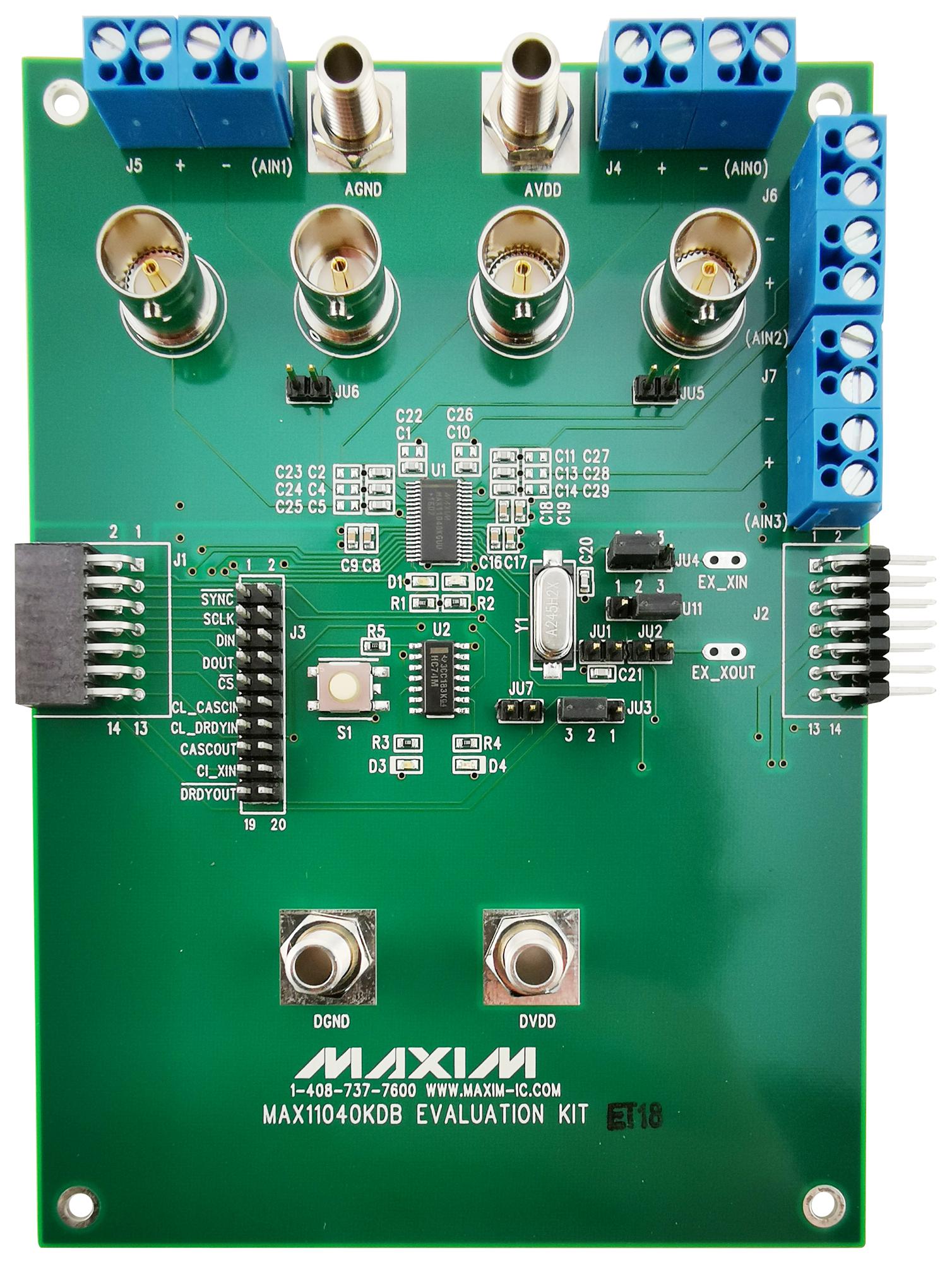 MAX11040KDBEVKIT# DAUGHTER BRD, SIMULTANEOUS-SAMPLING ADC MAXIM INTEGRATED / ANALOG DEVICES