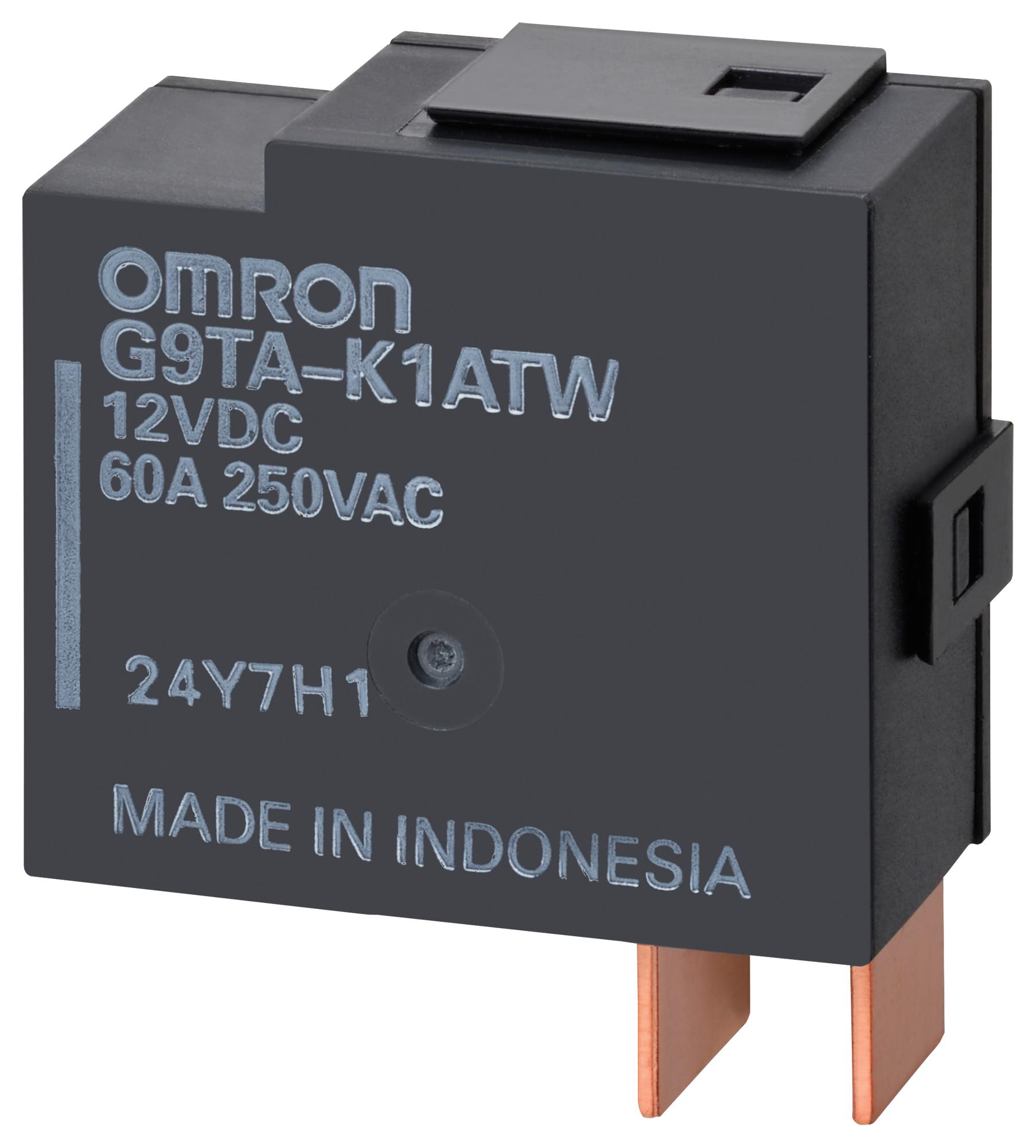 G9TA-K1ATW  DC12 POWER RELAY, SPST-NO, 60A, 250V, BRACKET OMRON