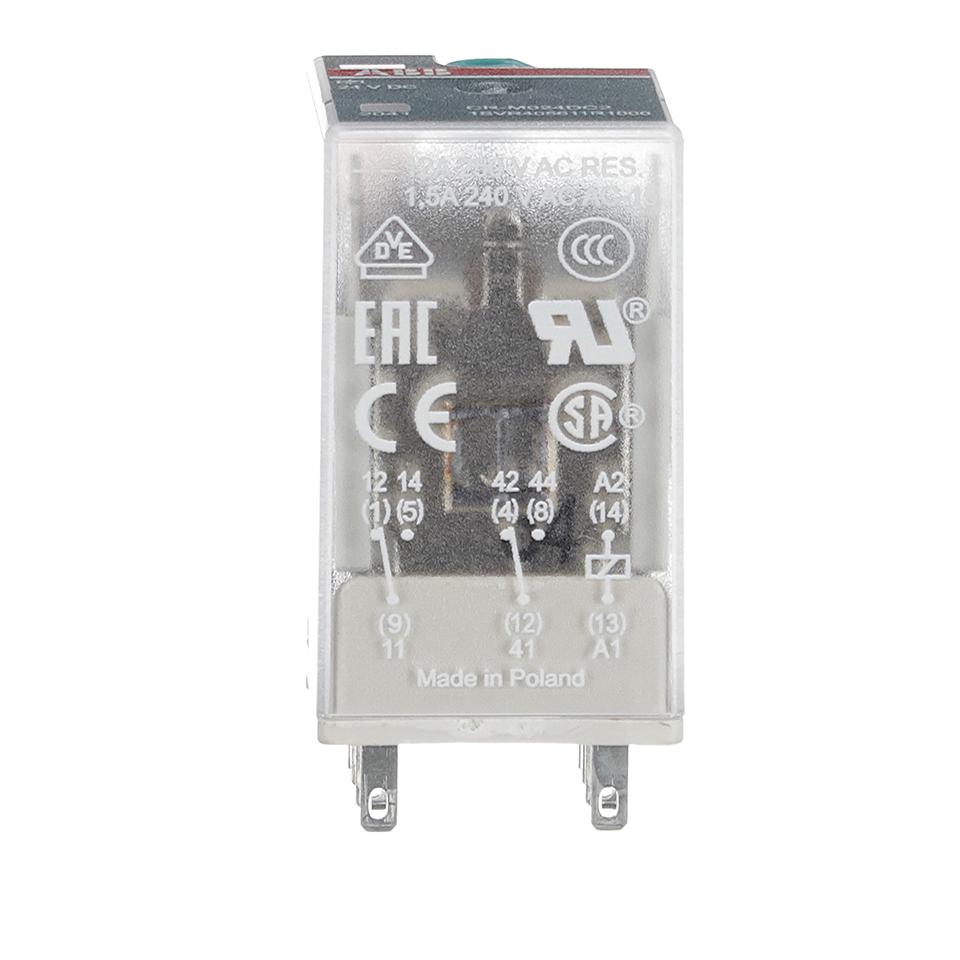 1SVR405611R1100 POWER RELAY, DPDT, 12A, 250V, SOCKET ABB