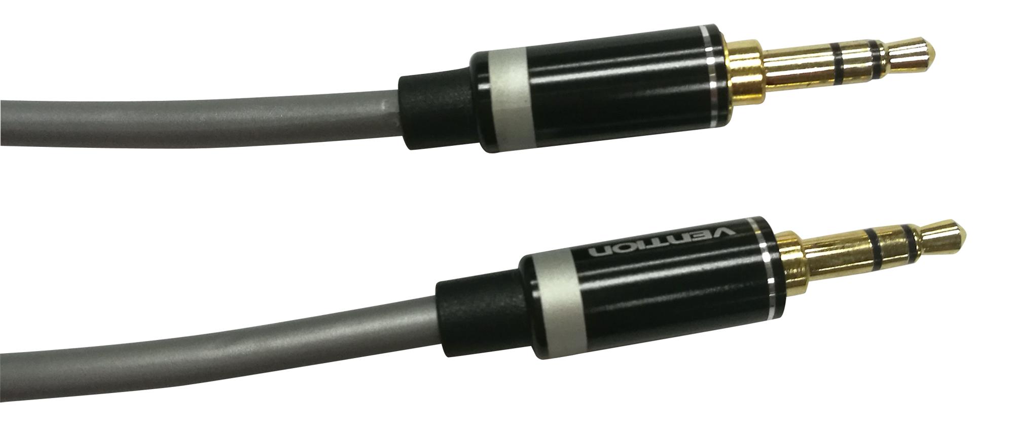 PS000240 CABLE, 3.5MM PLUG-3.5MM PLUG, 1M, GREY MULTICOMP PRO