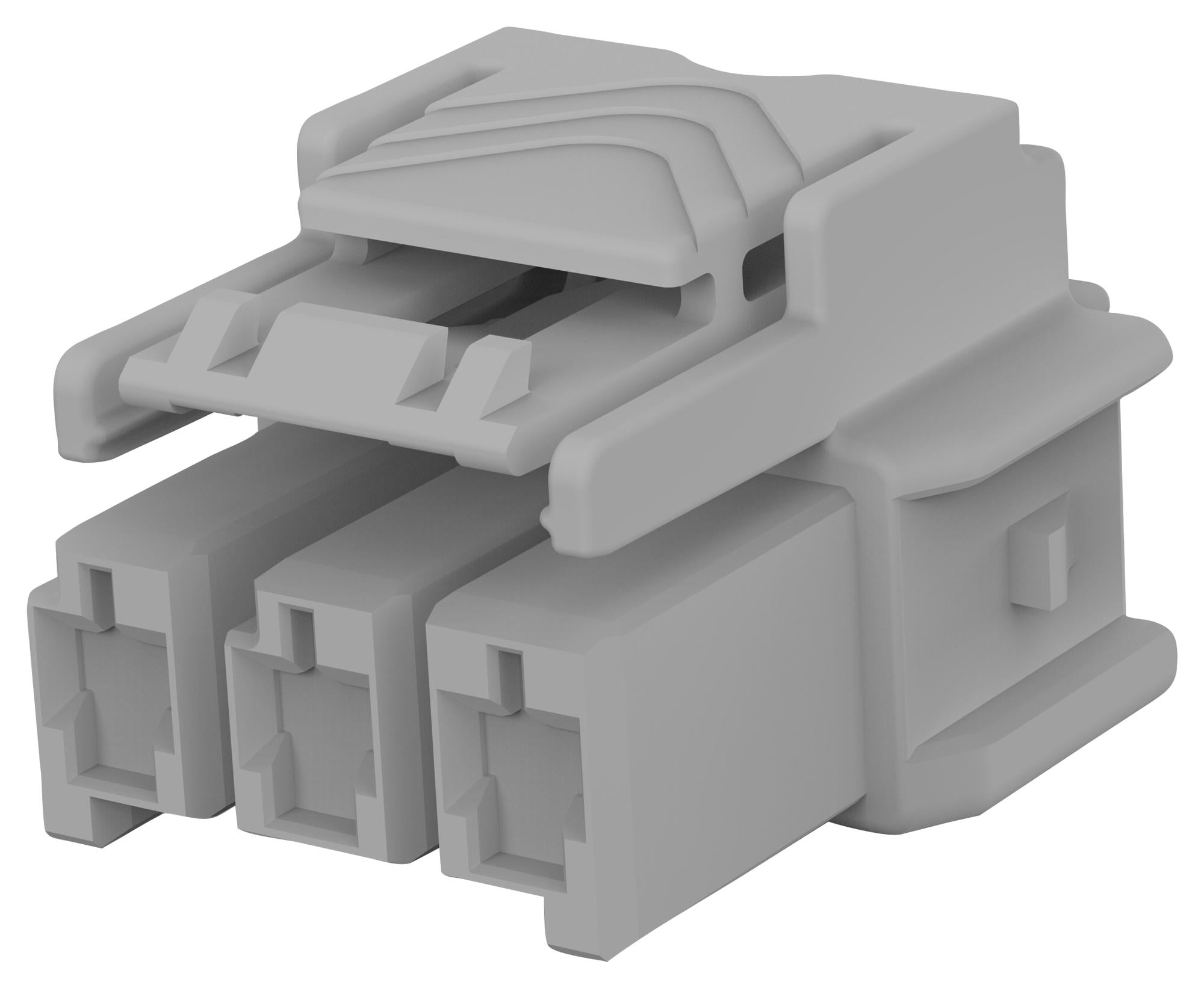 5-1971773-3 PLUG HOUSING, 3POS, PA, GREY TE CONNECTIVITY