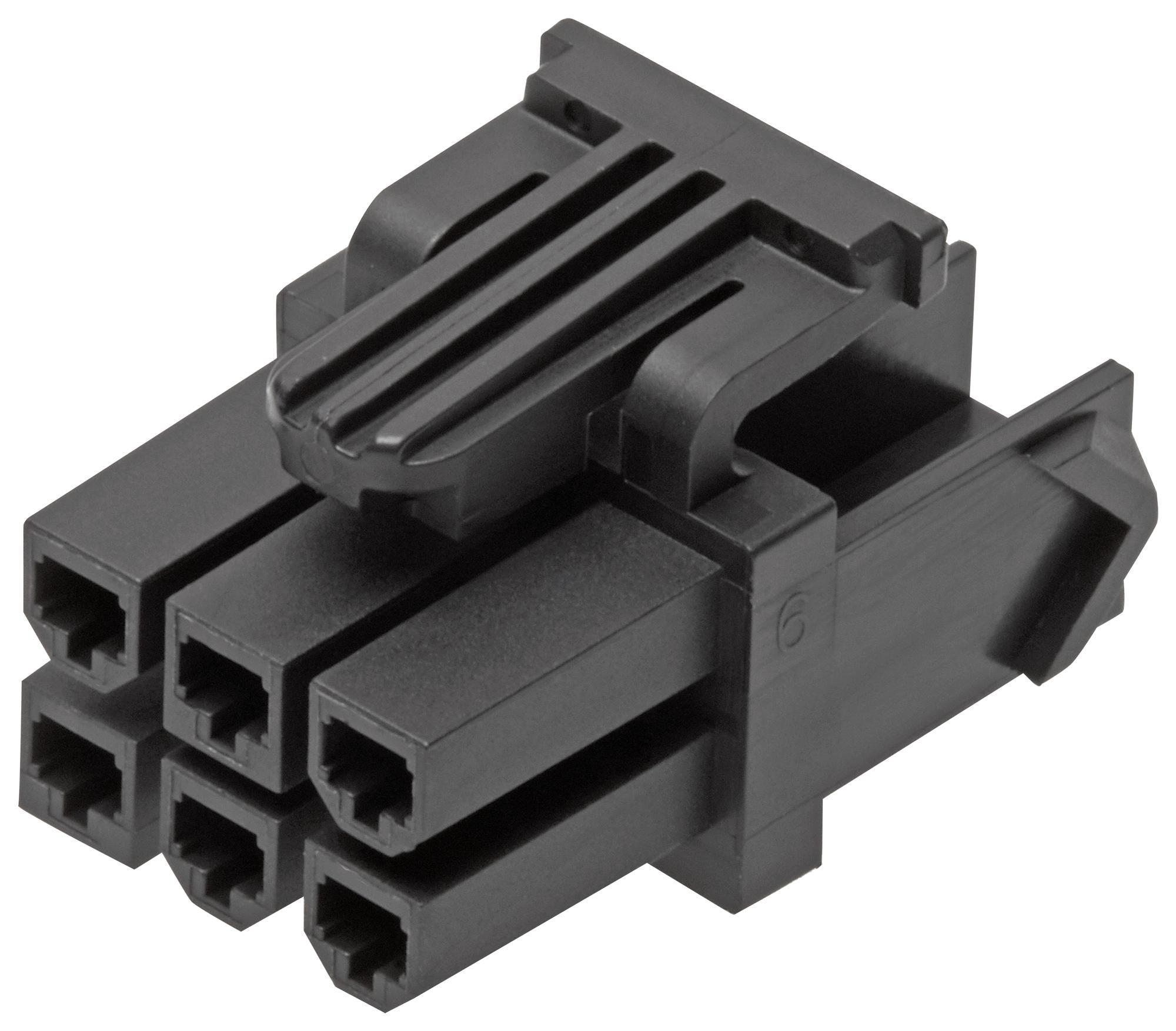 172708-0120 RECEPTACLE HOUSING, 20POS, NYLON, BLACK MOLEX