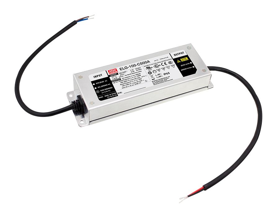 ELG-100-C1050A LED DRIVER PSU, AC-DC, 95V, 1.05A MEAN WELL