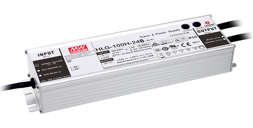 HLG-100H-48B LED DRIVER PSU, AC-DC, 48V, 2A MEAN WELL