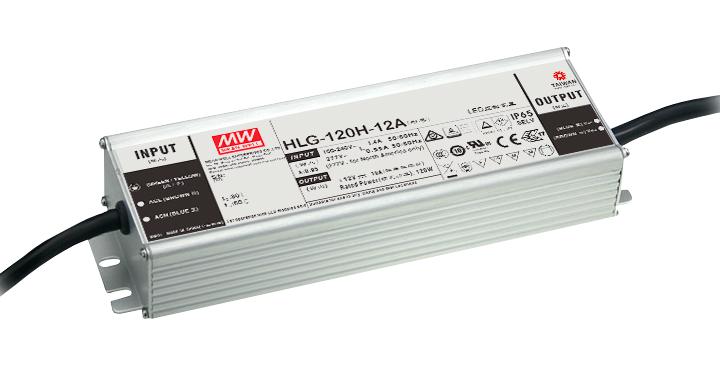 HLG-120H-48 LED DRIVER PSU, AC-DC, 48V, 2.5A MEAN WELL