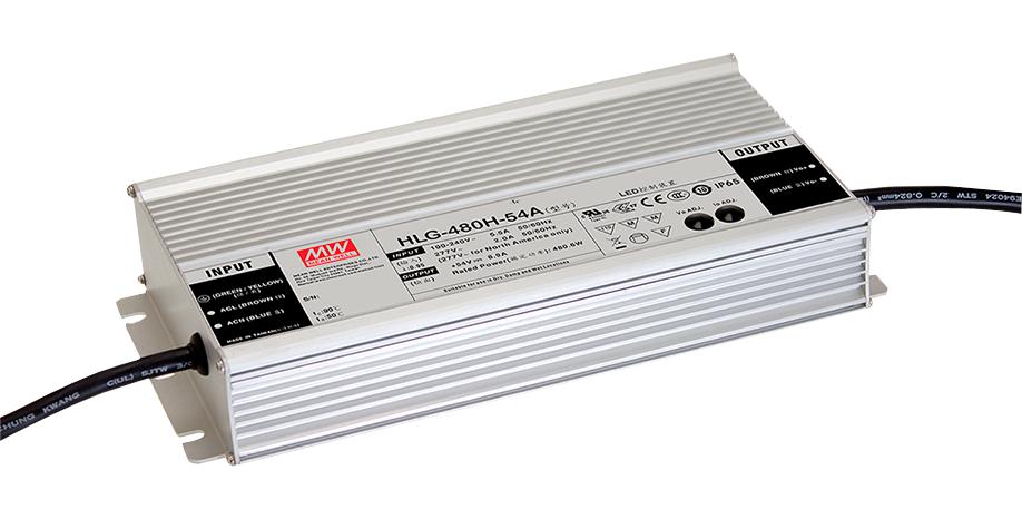 HLG-600H-36B LED DRIVER PSU, AC-DC, 36V, 16.7A MEAN WELL
