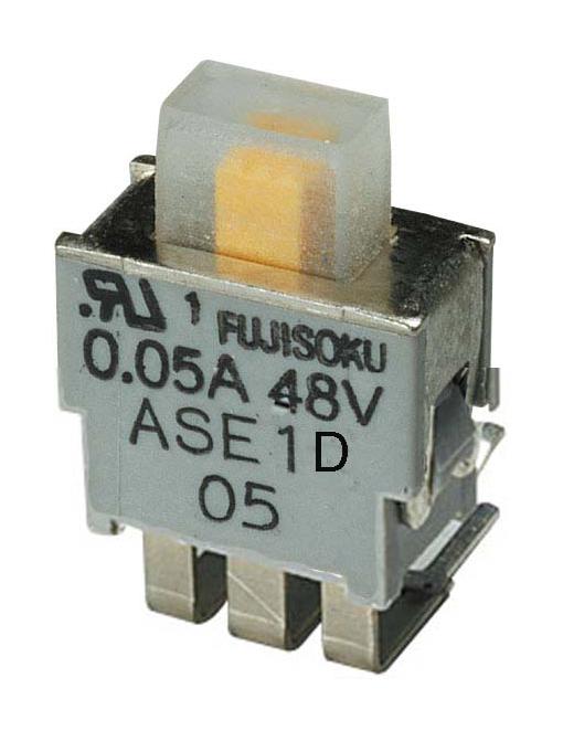 ASE1D-6M-10-Z SLIDE SWITCH, SPDT, 0.05A, 60V, TH NIDEC COPAL ELECTRONICS