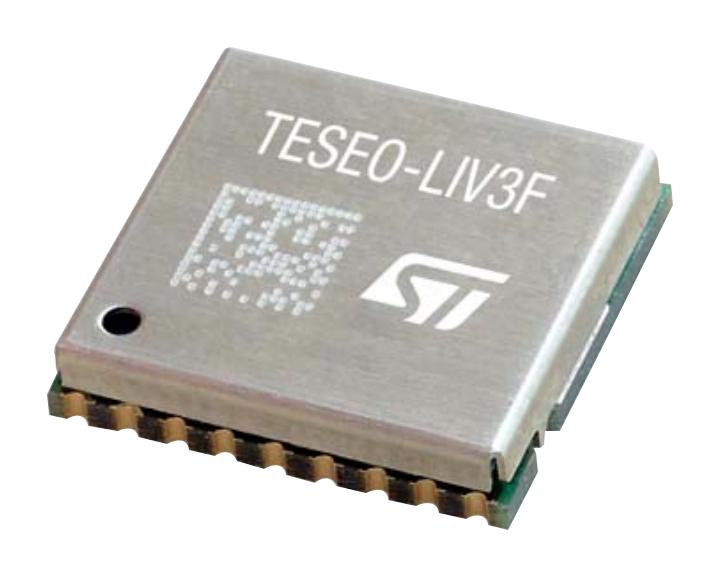 TESEO-LIV3F RF RECEIVER, 1.57542GHZ, -40 TO 85DEG C STMICROELECTRONICS