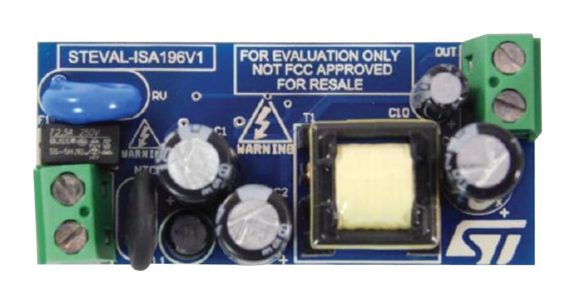 STEVAL-ISA196V1 EVAL BOARD, FLYBACK CONVERTER STMICROELECTRONICS