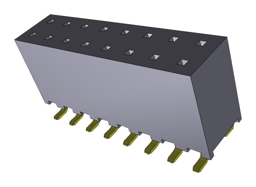 SQW-108-01-L-D-VS CONNECTOR, RCPT, 16POS, 2ROW, 2MM SAMTEC